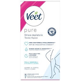 Reckitt Benckiser Veet Strisce Corpo Ipoallergeniche 16 Pezzi
