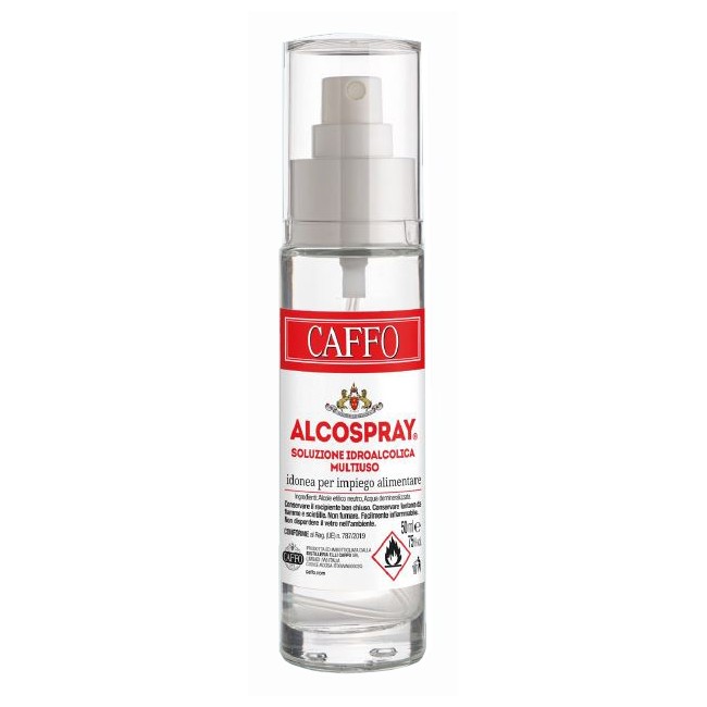 Distilleria F.lli Caffo Caffo Alcospray Soluzione Idroalcolica Multiuso 50 Ml Distilleria F.lli Caffo Caffo Alcospray Soluzione Idroalcolica Multiuso 50 Ml