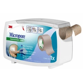 Cerotto In Carta Micropore Surgical Tape Tan M5x25mm Dispenser
