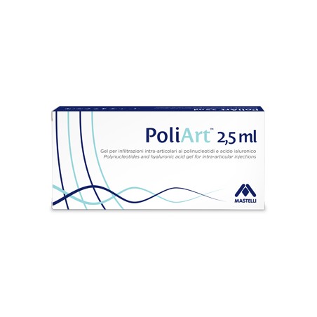 Mastelli Siringa Intra-articolare Preriempita Poliart 2,5ml Polinucleotidi 10mg/ml E Acido Ialuronico 10mg/ml 2,5 Ml Mastelli Siringa Intra-articolare Preriempita Poliart 2,5ml Polinucleotidi 10mg/ml E Acido Ialuronico 10mg/ml 2,5 Ml