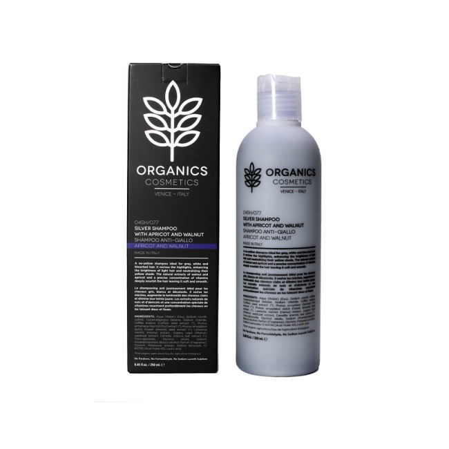 Sma Organics Silver Shampoo With Walnut And Apricot Anti Giallo 250 Ml Sma Organics Silver Shampoo With Walnut And Apricot Anti Giallo 250 Ml
