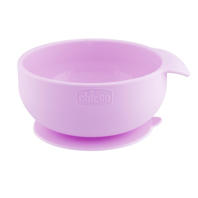 Chicco Ciotola Silicone Rosa