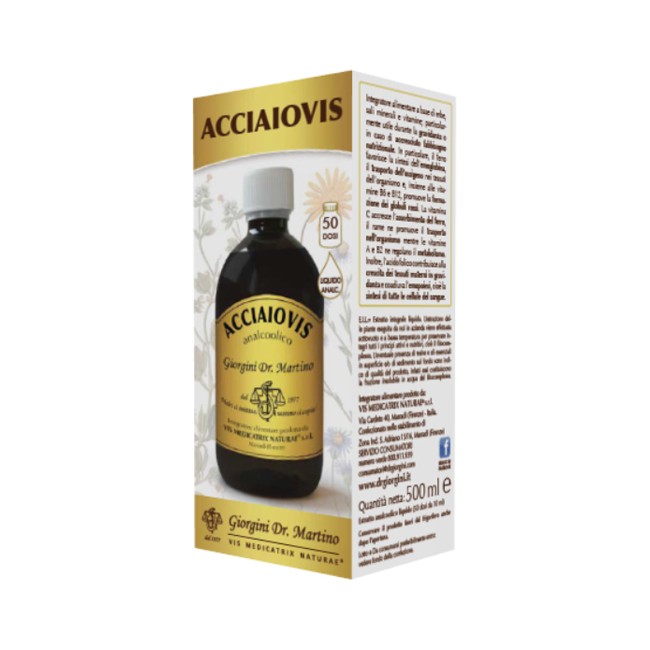 Dr. Giorgini Acciaiovis Liquido Analcoolico 500 Ml