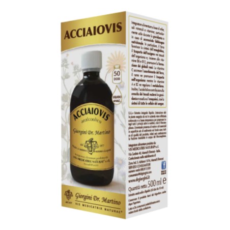 Dr. Giorgini Acciaiovis Liquido Analcoolico 500 Ml