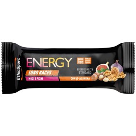 Ethicsport Energy Long Races Barretta Energetica Con Beta-alanina Noci E Fichi 40 G