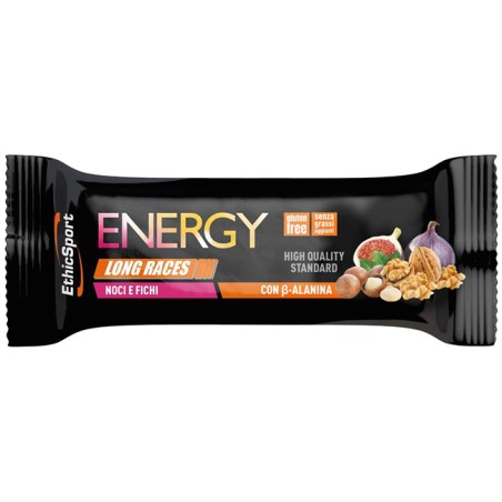 Ethicsport Energy Long Races Barretta Energetica Con Beta-alanina Noci E Fichi 40 G Ethicsport Energy Long Races Barretta Energetica Con Beta-alanina Noci E Fichi 40 G
