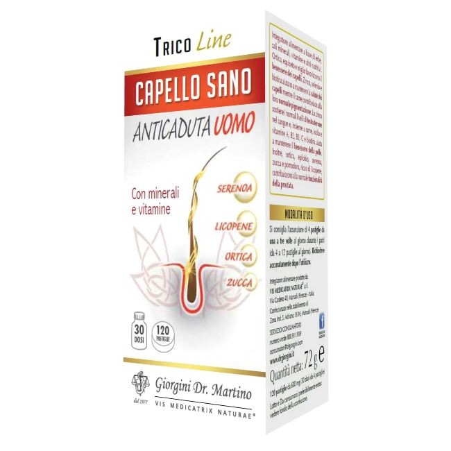 Dr. Giorgini Capello Sano Anticaduta Uomo 120 Pastiglie Dr. Giorgini Capello Sano Anticaduta Uomo 120 Pastiglie