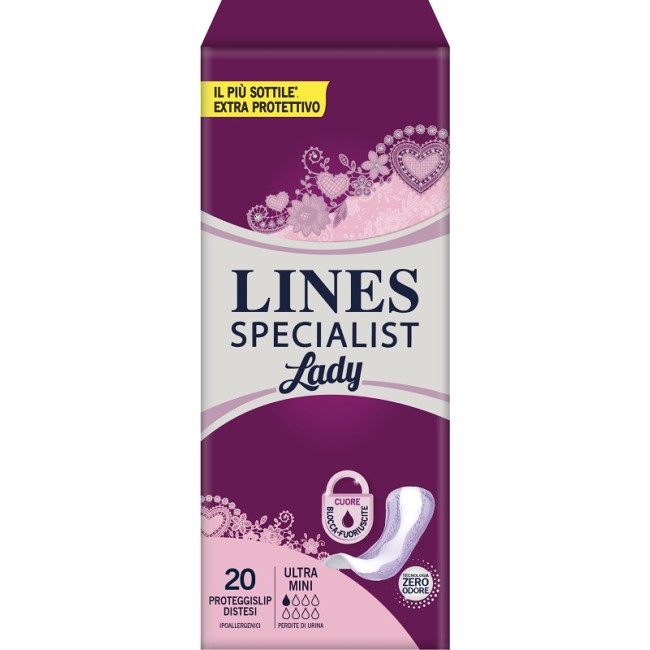 Fater Assorbenti Per Incontinenza Lines Specialist Lady Ultramini 20 Pezzi Fater Assorbenti Per Incontinenza Lines Specialist Lady Ultramini 20 Pezzi