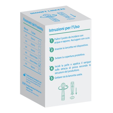 Diacare Lancette Pungidito Diasoft Lancet 25 Pezzi