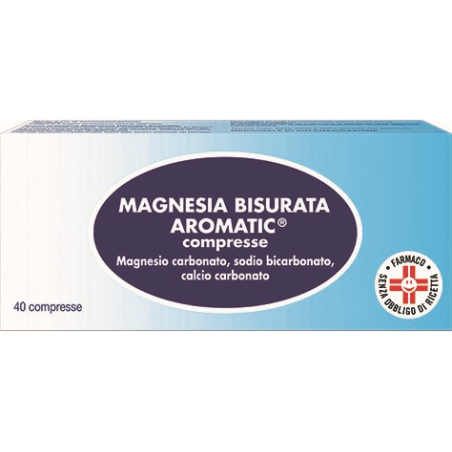 Magnesia Bisurata Aromatic 40 pastiglie Magnesia Bisurata Aromatic 40 pastiglie