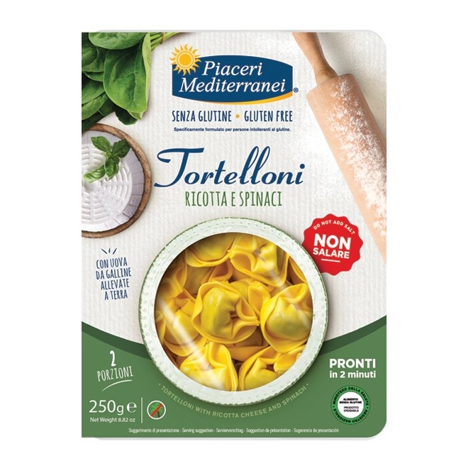 Eurospital Piaceri Mediterranei Tortelloni Ricotta Spinaci 250 G