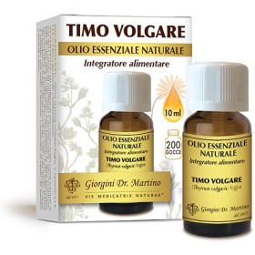 Dr. Giorgini Timo Volgare Olio Essenziale Naturale 10 Ml