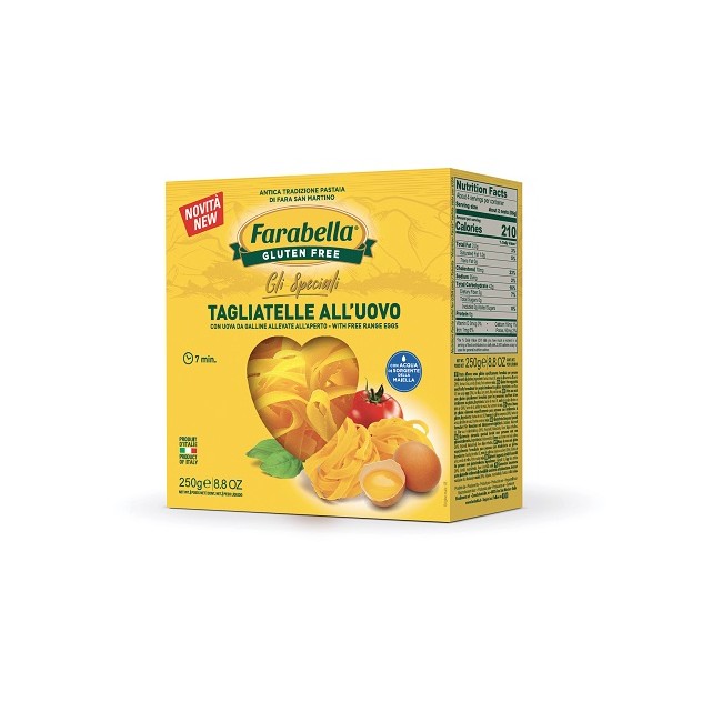 Bioalimenta Farabella Tagliatelle All'uovo 250 G Bioalimenta Farabella Tagliatelle All'uovo 250 G