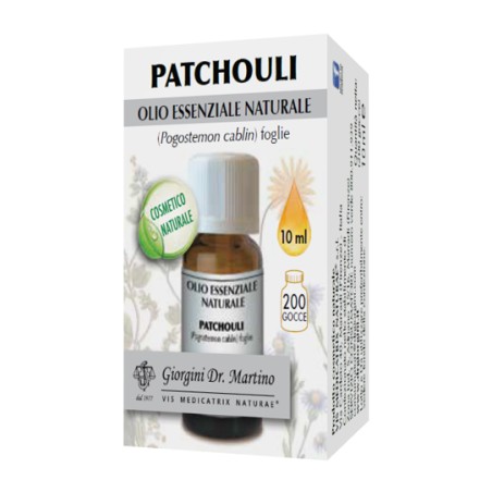 Dr. Giorgini Patchouli Olio Essenziale Naturale 10 Ml