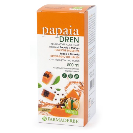 Farmaderbe Papaia Dren 500 Ml Farmaderbe Papaia Dren 500 Ml