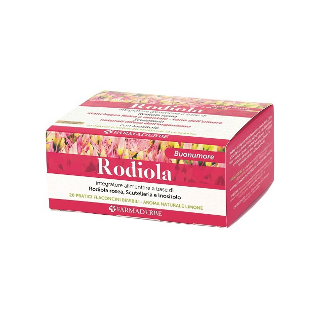 Farmaderbe Rodiola 20 Flaconcini 10 Ml