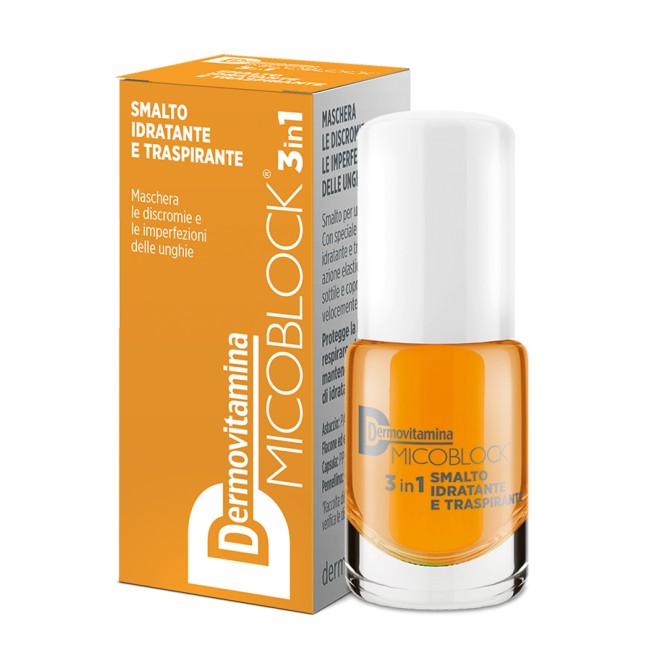 Pasquali Dermovitamina Micoblock 3 In 1 Smalto Idratante E Traspirante Giallo 5 Ml Pasquali Dermovitamina Micoblock 3 In 1 Smalto Idratante E Traspirante Giallo 5 Ml