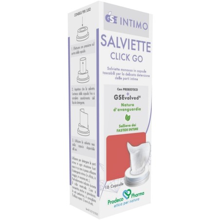 Prodeco Pharma Gse Intimo Salviette Click Go 10 Pezzi Prodeco Pharma Gse Intimo Salviette Click Go 10 Pezzi