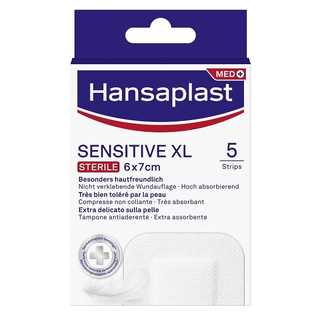 Beiersdorf Cerotto Hansaplast Sensitive Xl 5 Pezzi Beiersdorf Cerotto Hansaplast Sensitive Xl 5 Pezzi