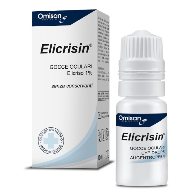 Omisan Farmaceutici Gocce Oculari Elicrisin 10 Ml Omisan Farmaceutici Gocce Oculari Elicrisin 10 Ml