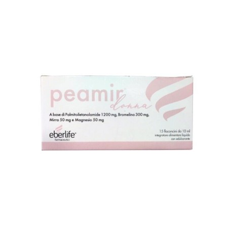 Eberlife Farmaceutici Peamir Donna 15 Flaconcini 10 Ml Eberlife Farmaceutici Peamir Donna 15 Flaconcini 10 Ml