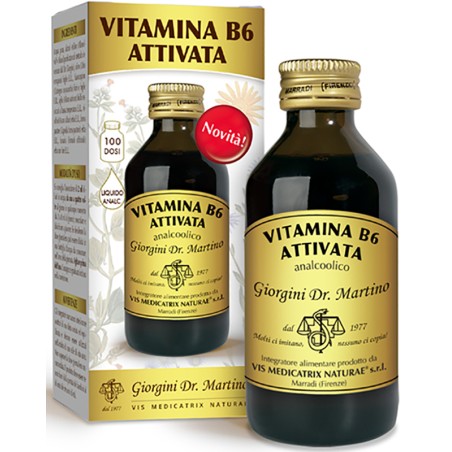 Dr. Giorgini Vitamina B6 Attivata Liquido Analcolico 100 Ml Dr. Giorgini Vitamina B6 Attivata Liquido Analcolico 100 Ml