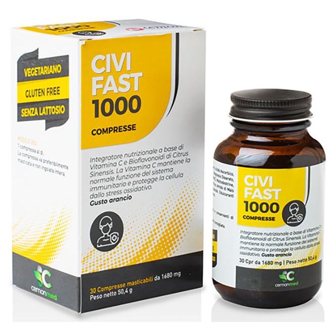 Cemonmed Civifast 1000 30 Compresse Masticabili