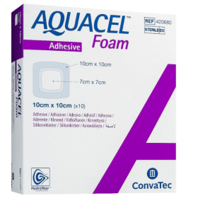 Convatec Medicazione Avanzata Aquacel Foam Pro Misura 10x10 Cm 10 Pezzi