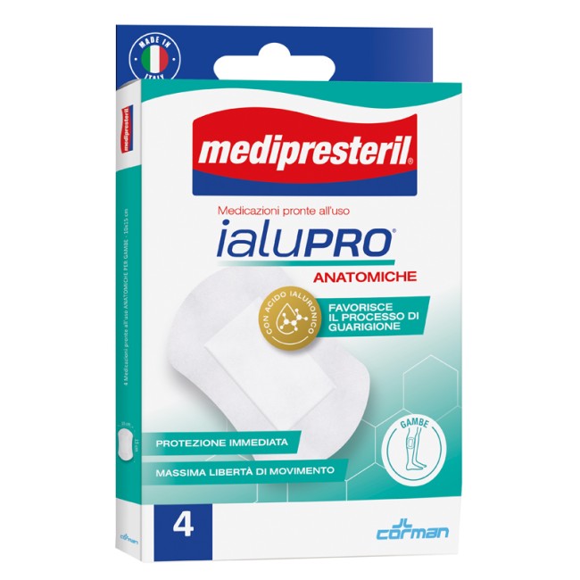 Corman Medipresteril Ialupro Gambe 10x15 Cm 4 Pezzi Corman Medipresteril Ialupro Gambe 10x15 Cm 4 Pezzi