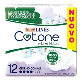 Fater Lines Cotone Bio Ultra Ali 12 Pezzi
