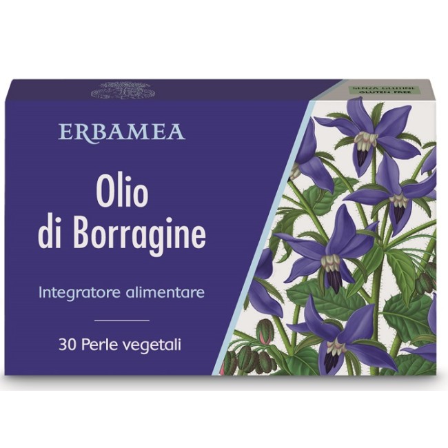 Erbamea Olio Di Borragine 30 Perle Vegetali Erbamea Olio Di Borragine 30 Perle Vegetali