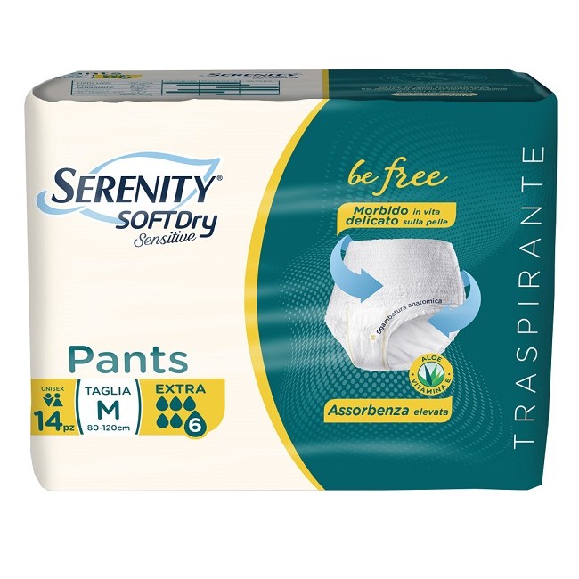 Serenity Pants Sd Sensitive Extra M 14 Pezzi Serenity Pants Sd Sensitive Extra M 14 Pezzi