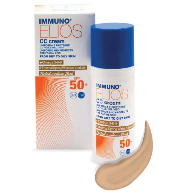Morgan Pharma Immuno Elios Cc Cream Spf50+ Tinted Medium 40 Ml Morgan Pharma Immuno Elios Cc Cream Spf50+ Tinted Medium 40 Ml