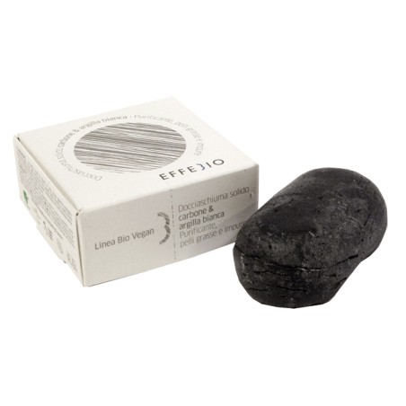 Fb Dermo Effebio Docciaschiuma Solido Carbone E Argilla Bianca 75 G Fb Dermo Effebio Docciaschiuma Solido Carbone E Argilla Bianca 75 G