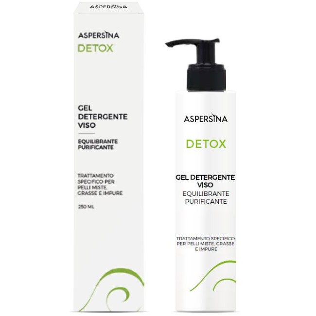 Pharmalife Research Aspersina Detox Gel Detergente Viso 250 Ml