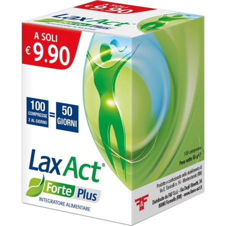 F&f Lax Act Forte Plus 100 Compresse F&f Lax Act Forte Plus 100 Compresse