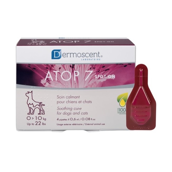 Ldca Atop 7 Spot-on Dogs&cats 10 Kg 4 Pipette X 0,6 Ml