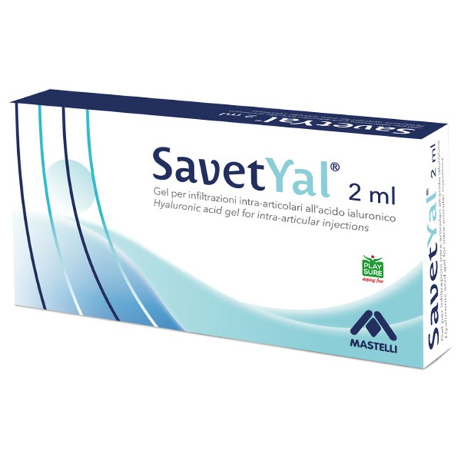 Mastelli Siringa Intra-articolare Preriempita Savetyal Acido Ialuronico 40mg 2 Ml Mastelli Siringa Intra-articolare Preriempita Savetyal Acido Ialuronico 40mg 2 Ml
