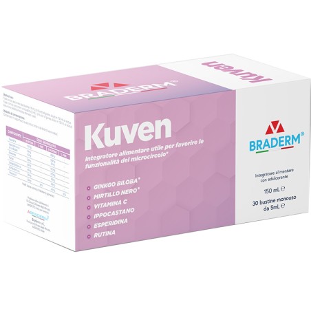 Kuven Liquido 30 Bustine Da 5 Ml Braderm