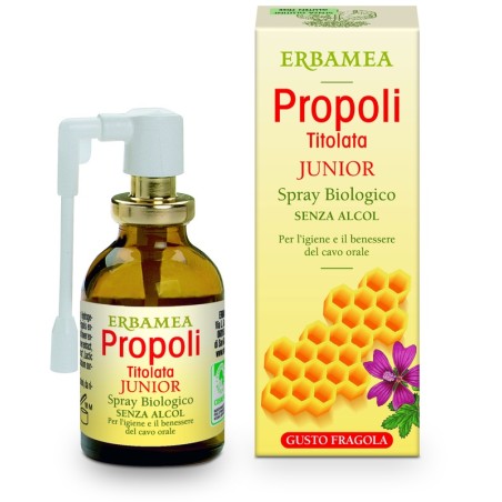 Erbamea Propoli Titolata Spray Junior Biologico 20 Ml Erbamea Propoli Titolata Spray Junior Biologico 20 Ml