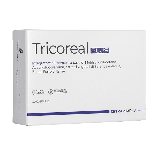 Cetra Pharma Tricoreal Plus 30 Capsule Da 550 Mg