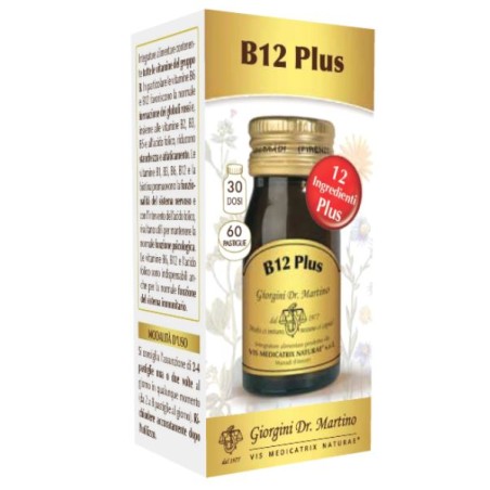 Dr. Giorgini B12 Plus 60 Pastiglie Dr. Giorgini B12 Plus 60 Pastiglie