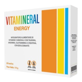 Pharma Food Manufacturing Vitamineral Energy 20 Bustine