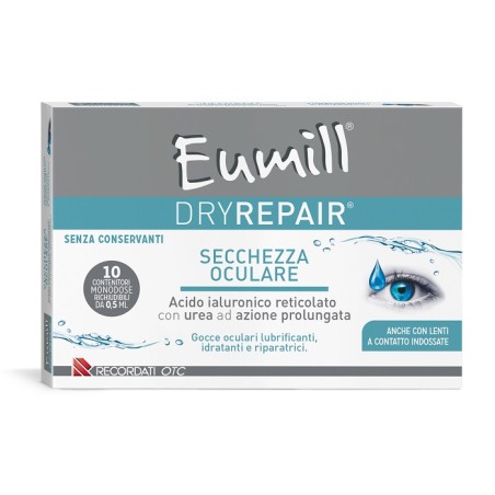 Recordati Eumill Dryrepair Gocce Oculari 10 Pezzi Da 0,5 Ml Recordati Eumill Dryrepair Gocce Oculari 10 Pezzi Da 0,5 Ml