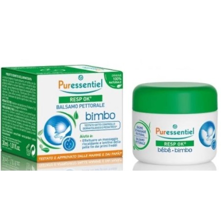 Puressentiel Balsamo Da Massaggio Resp Ok Bimbo Bio 30 Ml