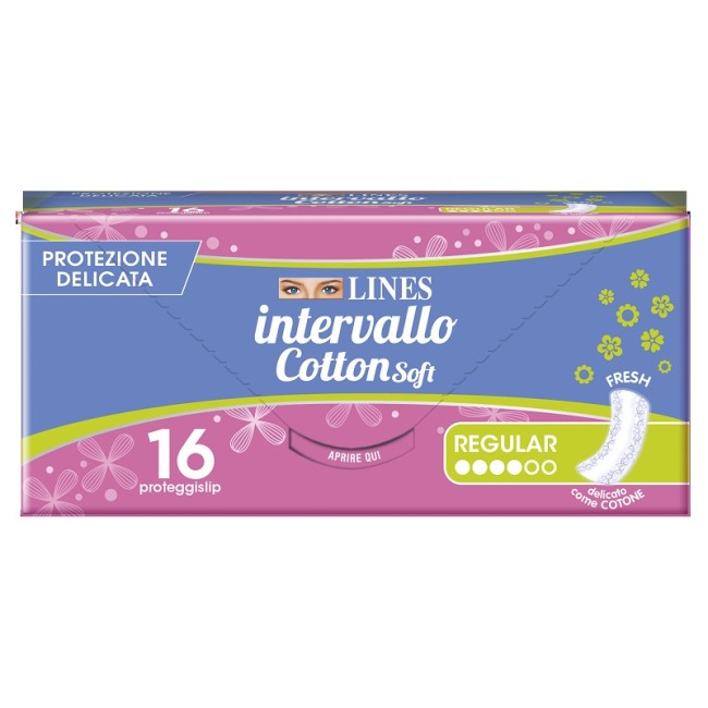 Fater Proteggislip Lines Intervallo Cotton Soft Fresh Distesi 16 Pezzi Fater Proteggislip Lines Intervallo Cotton Soft Fresh Distesi 16 Pezzi