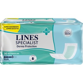 Fater Pannolone Per Incontinenza Lines Specialist Derma Rettangolare 30 Pezzi