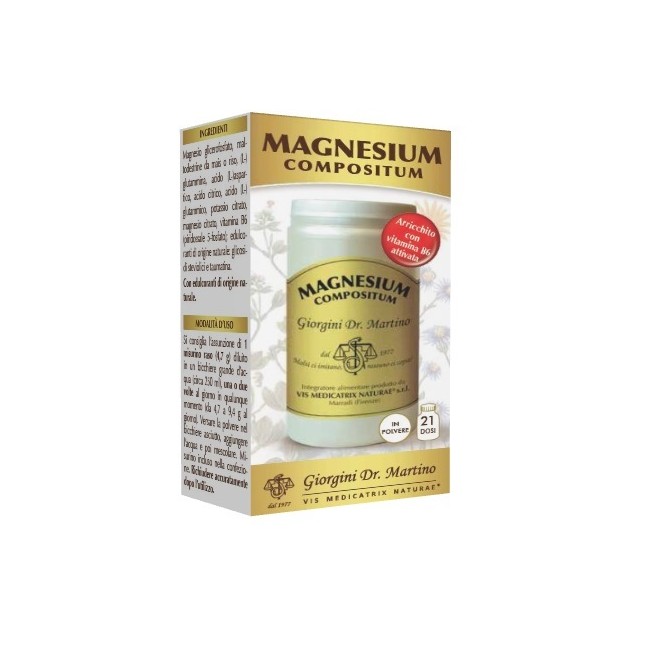 Dr. Giorgini Magnesium Compositum Polvere 100 G Dr. Giorgini Magnesium Compositum Polvere 100 G