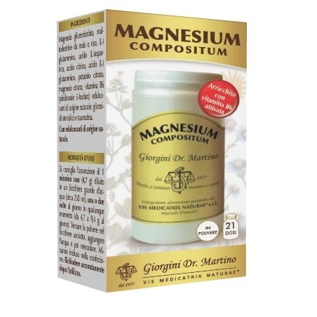 Dr. Giorgini Magnesium Compositum Polvere 100 G Dr. Giorgini Magnesium Compositum Polvere 100 G