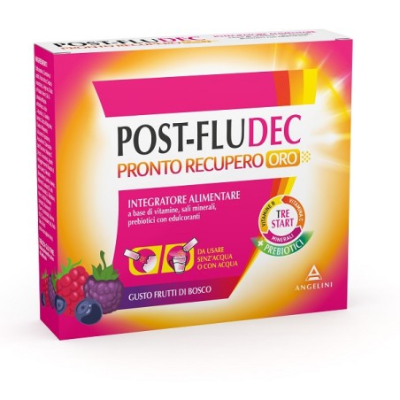 Angelini Postfludec Frutti Di Bosco Pronto Recupero Oro 12 Bustine Angelini Postfludec Frutti Di Bosco Pronto Recupero Oro 12 Bustine